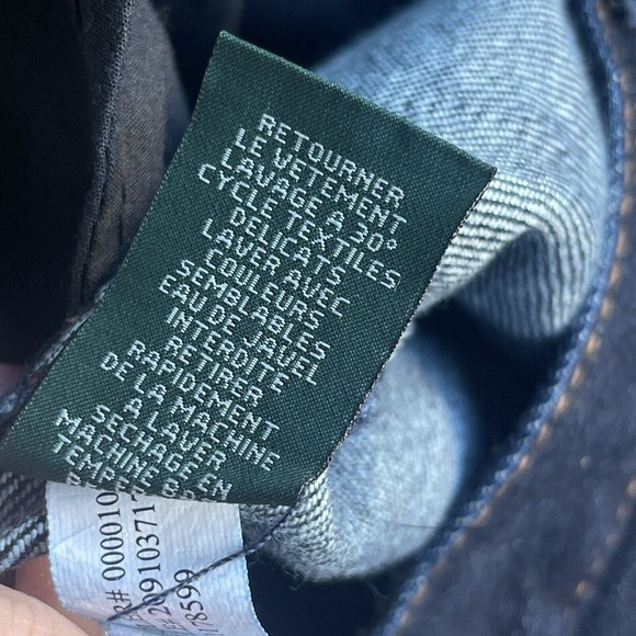 LRL Lauren Ralph‎ Lauren Jeans Womens Size 4 Dark Wash Bootcut Mid Rise Classic - Picture 7 of 13